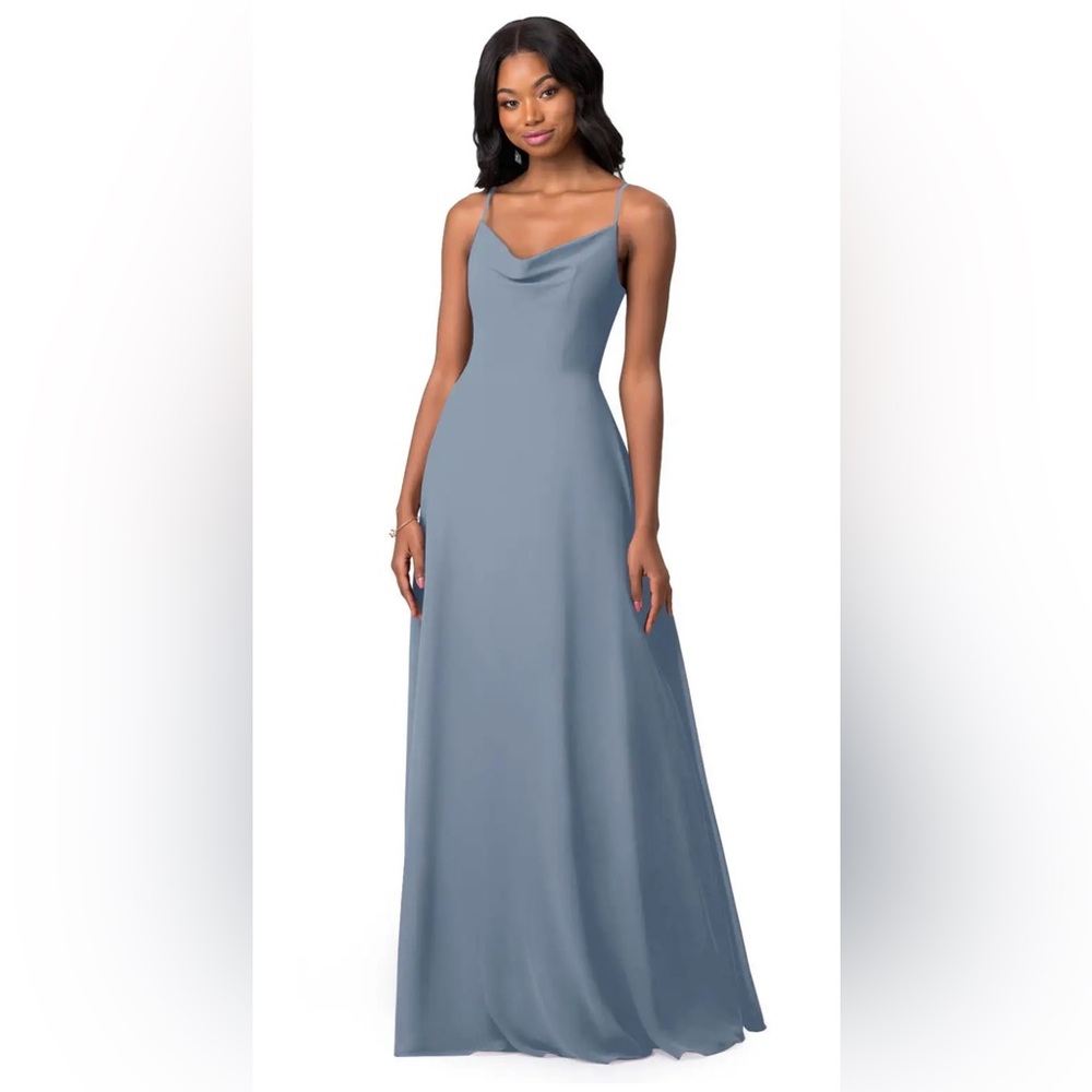 Azazie Daenerys Dress in the color Twilight